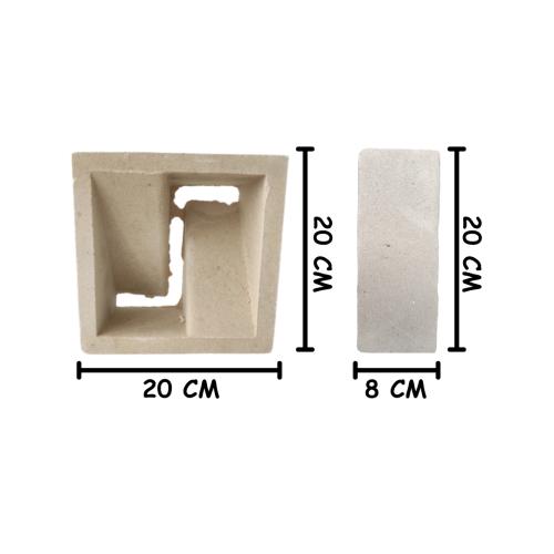 20 CM X 20 CM / NM 07 Rooster Lubang Angin Pasir Putih Jumlah Sisi Biji