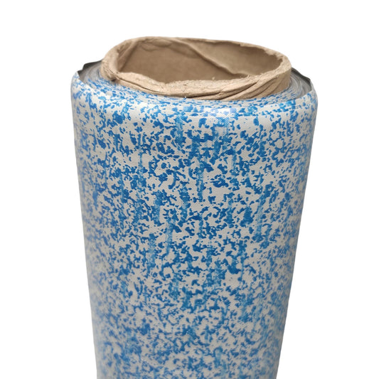 120 CM x 15 M / SHIZUOKA 02 Karpet Perlak Lantai Meja Vinyl PVC Biru Roll