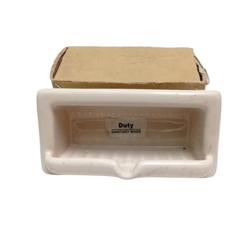 11 CM x 22 CM x 10 CM / DUTY Tempat Sabun Tanam Dinding Keramik Beige