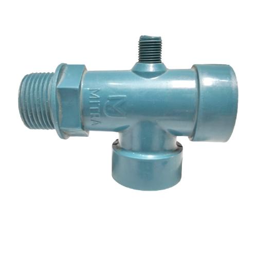 1 IN / TM Tee Pompa Air Cabang 4 Sambungan Tabung Otomatis PVC