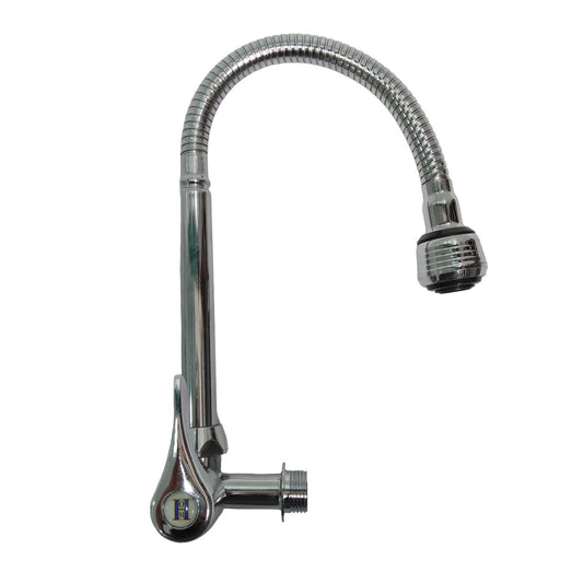 1/2 IN / HOM HBABK02 Kran Angsa Fleksibel Sink BCP Tembok Stainless