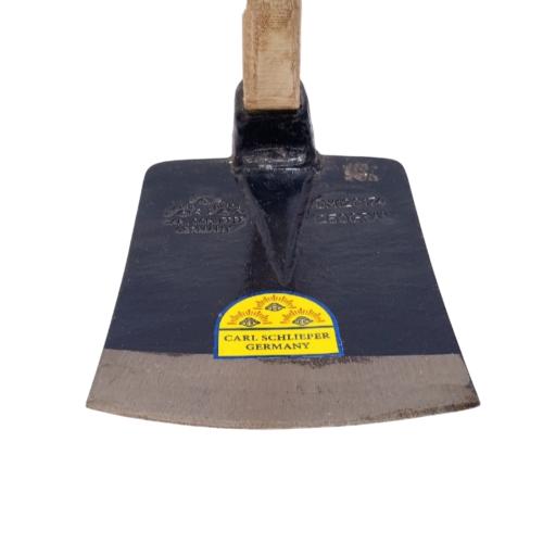 CARL SHCLIEPER Mata Pacul Cangkul Tani Kebun Tanaman Baja Plus Gagang Kayu Set