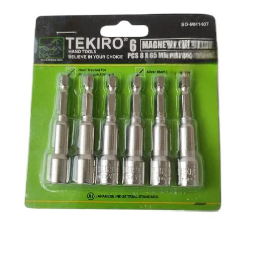 8 MM x 65 MM / TEKIRO Mata Bor Kunci Sok Baut Baja Roofing Hex Set
