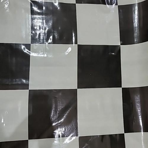 120 CM / TM Karpet Perlak Lantai Meja Vinyl PVC Black Meter