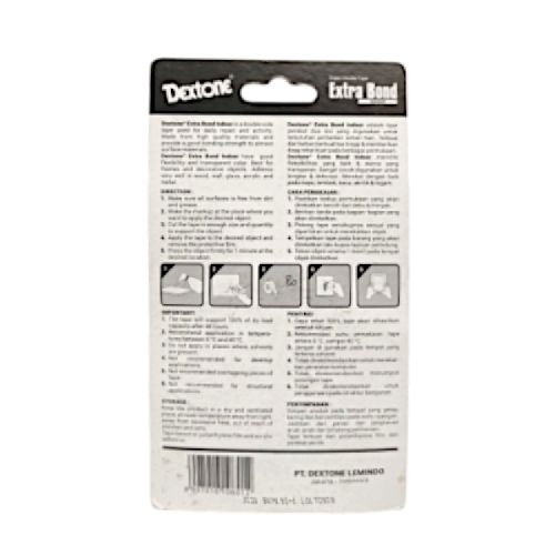 12 MM / DEXTONE EXTRABOND Isolasi Bolak Balik Busa Double Foam Tape Hijau