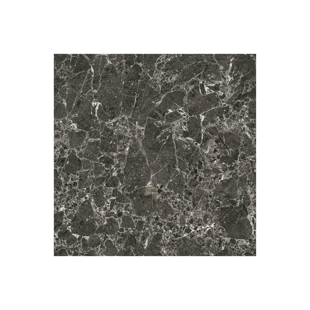 50 CM x 50 CM / UNO IBIZA Keramik Lantai Rumah Glossy Black Dus