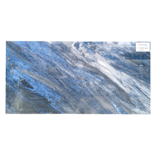 60 CM x 120 CM / SERENITY CASPIAN BLUE Granit Dinding Kamar Mandi Glossy Dus