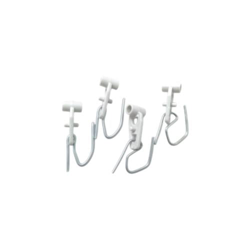 TM Biji Roda T Gorden + Kawat Cantel Kait Model S Putih Set