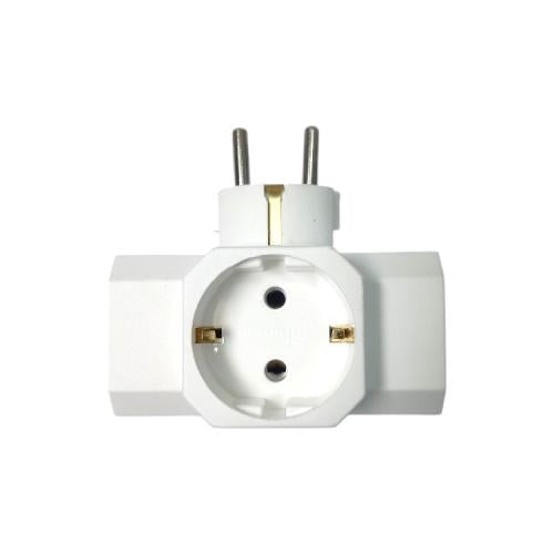 3 LUBANG / T ARDE BROCO Steker Stop Kontak Colokan Serbaguna 3 in 1