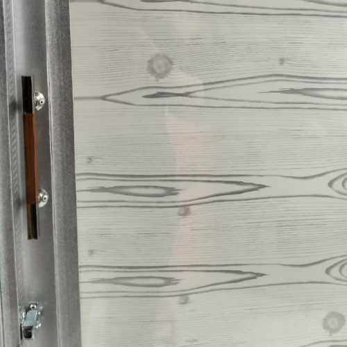 8 CM x 66 CM x 195 CM / HILTON HTPG 11 Pintu Kamar Mandi Galvalum Kanan Set