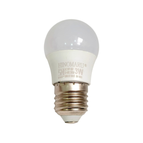 3 WATT / HINOMARU HIN-D8003 LED Lampu Bohlam Bulb Moto Putih