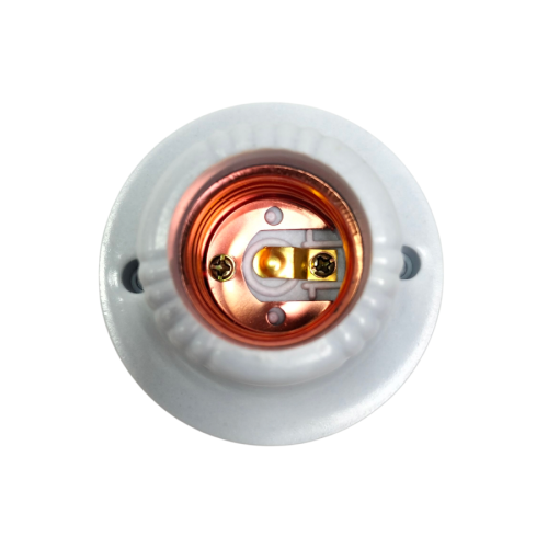 SHENGWEI 365 Fitting Tempat Lampu Plafon Atap Tempel Bulat Kecil Putih