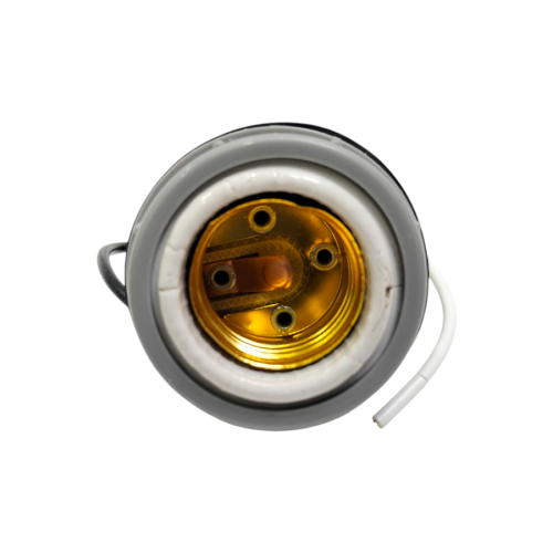 REIDA Fitting Lampu Gantung Taman Outdoor Jalan Abu Abu