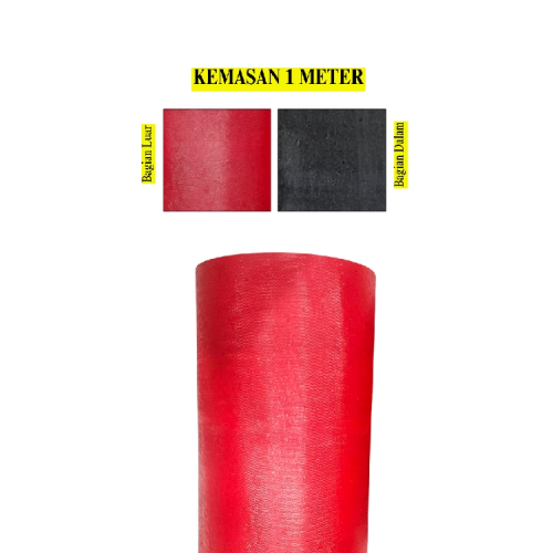 55 CM / TM TEBAL Karpet Talang Air Lantai Genteng Merah Meter