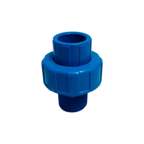 3/4 IN x 1 IN / CISAL Water Mur Moor Union Socket Polos Dan Drat Luar PVC