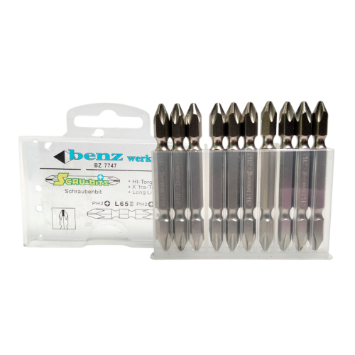 PH 2 x 65 MM / BENZ WERKZ Mata Obeng Angin Screwdriver Plus Plus Magnet Set