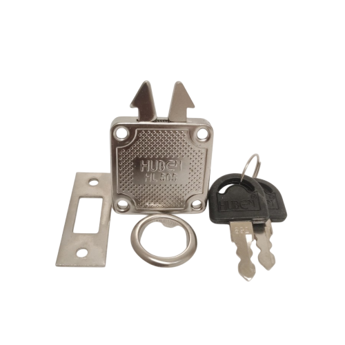 19 MM / HUBEN HL 505 Kunci Laci Mekar Lemari Pintu Geser Sliding Lock Set