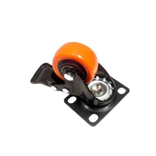 2 IN / BONUCCI Roda Rem Hidup Trolly Bentuk Drat … MM Karet Warna … Pcs Dus