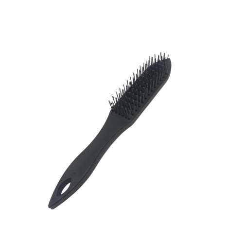 6 BRS / COBZ Sikat Kawat Bahan Pembersih Karat Gagang Plastik PVC