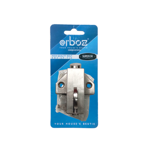 ERBOZ Spring Knife Grendel Kodok Pengunci Jendela Kecil Bahan Silver