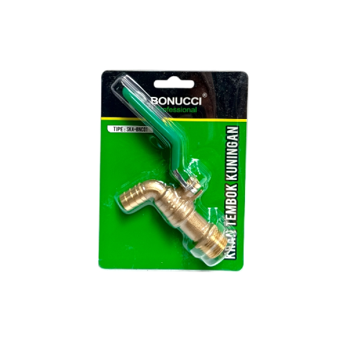 1/2 IN / BONUCCI Kran Air Tembok Taman Bola Ball Valve Stainless