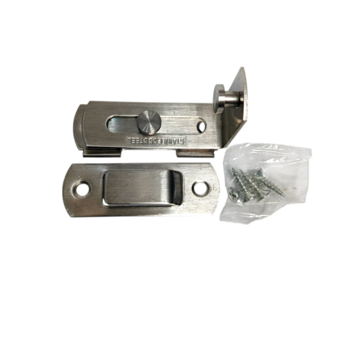 TAROSE Grendel Pintu Geser Sliding Door Siku L Stainless Set