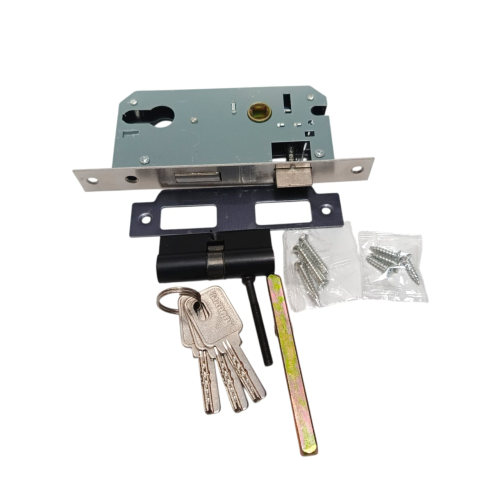 MAROON SIX-M Handle Door Lock Tarikan Handle Kunci Pintu Tanggung Set