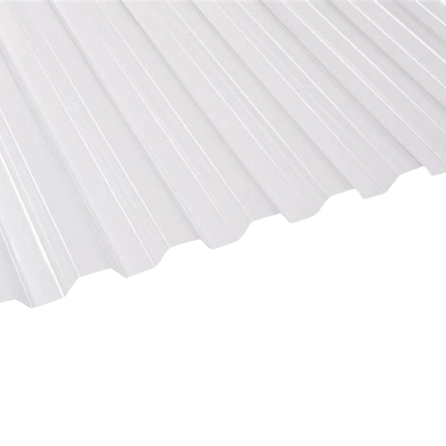 0.7 MM x 840 MM x 1.8 M / TM GRECA Atap U PVC Gelombang Kecil Clear Lembar