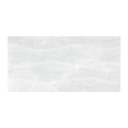 30 CM x 60 CM / PLATINUM DEXA Keramik Dinding Kamar Mandi Glossy Grey Embossed Dus