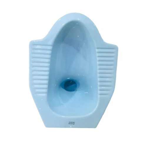 60 CM x 41 CM x 33 CM / AMERICAN STANDARD Kloset Jongkok Toilet Blue Keramik