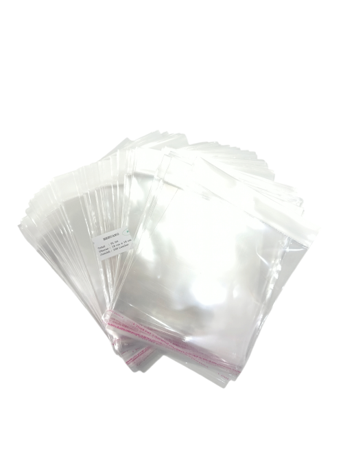 18 CM x 18 CM / TM Plastik OPP Perlize Transparan Pack