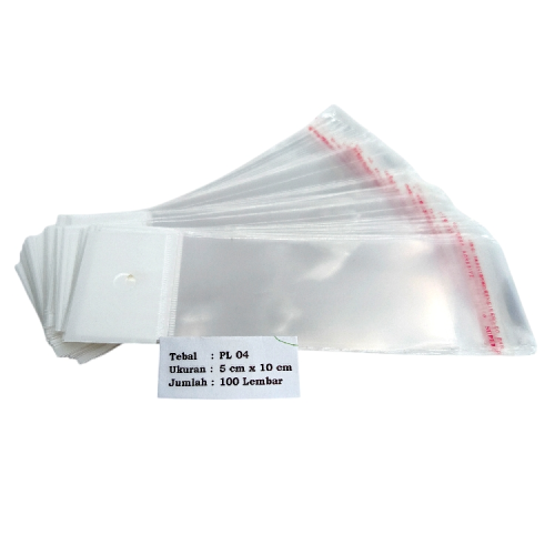 5 CM x 10 CM / TM Plastik OPP Perlize Transparan Pack