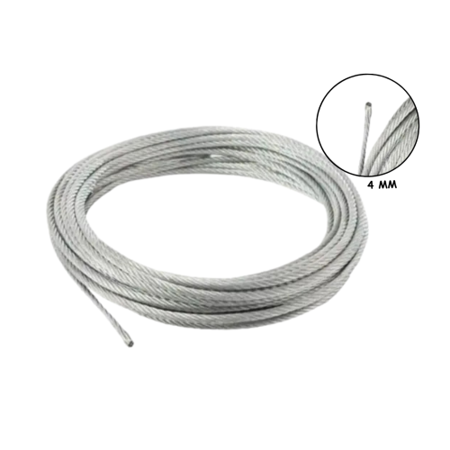 4 MM / TM Kawat Seling Baja Galvanis Meter