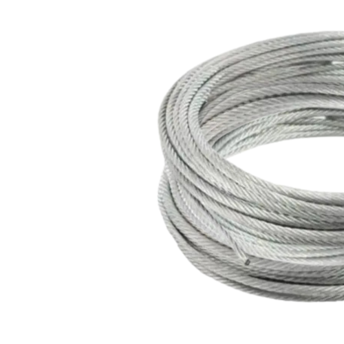 4 MM x 1000 M / TM Kawat Seling Baja Galvanis Roll