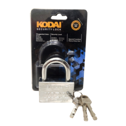 60 MM / KODAI Gembok Pintu Pagar Padlock Anti Maling Leher Pendek