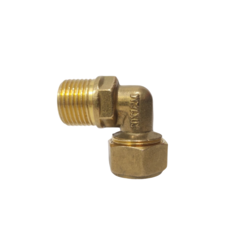 L 16 x 1/2 IN / TM Knee Selang Pex Drat Luar Ke Pipa Kuningan