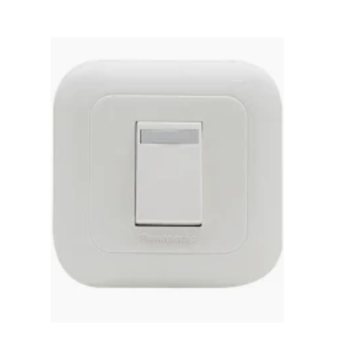 PANASONIC WIDE Saklar Hotel Tunggal Single Engkel 1 Gang Tanam IB Inbow Putih