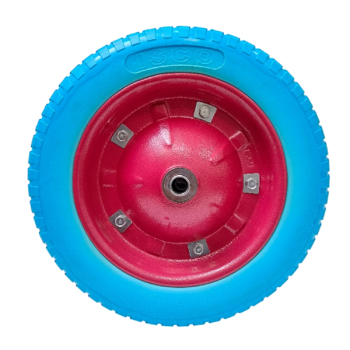 8 IN / ISCO Roda Ban Mati Gerobak Angkong Sorong Pasir Cor Set