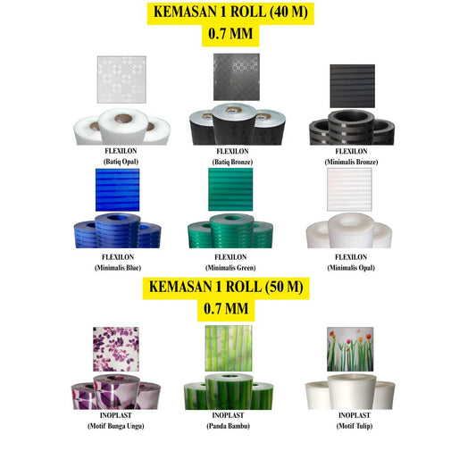 0.7 MM / ALL BRANDS Fiber Pintu Pagar Teras Warna Meter