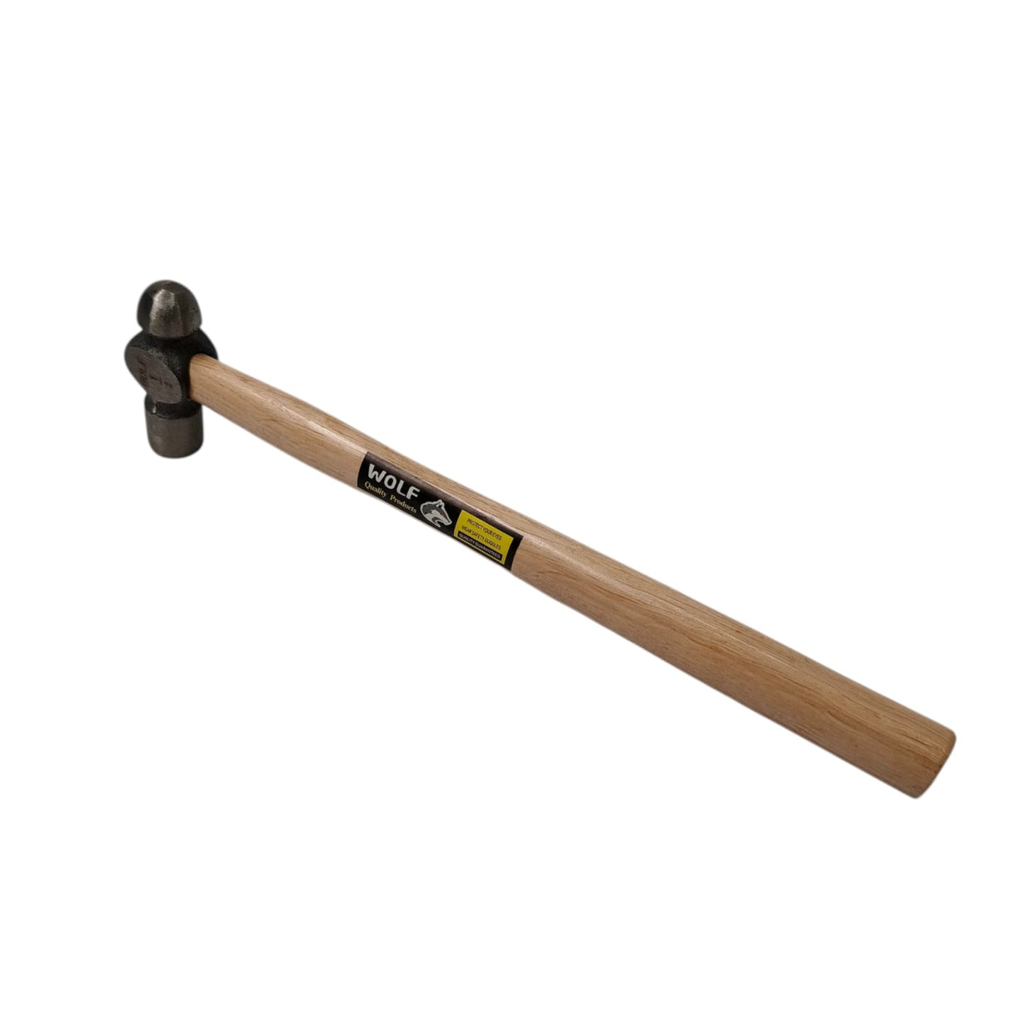 8 OZ / WOLF Palu Martil Konde Ballpoint Hammer Gagang Kayu