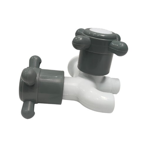 1/2 IN / DOLPHIN Kran Air Cabang Double Shower Mesin Cuci PVC