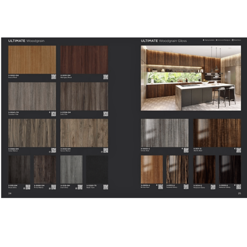 122 CM x 244 CM / TACO ULTIMATE WOOD GRAIN / PATTERN ST HPL Lembar