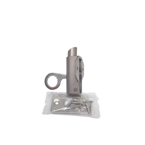 MAJESTY Spring Knife Grendel Kodok Pengunci Jendela Kecil SS Silver