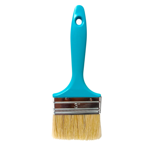 3 IN / INS Kuas Cat Tembok Kayu Besi Air Acyrlic Paint Brush