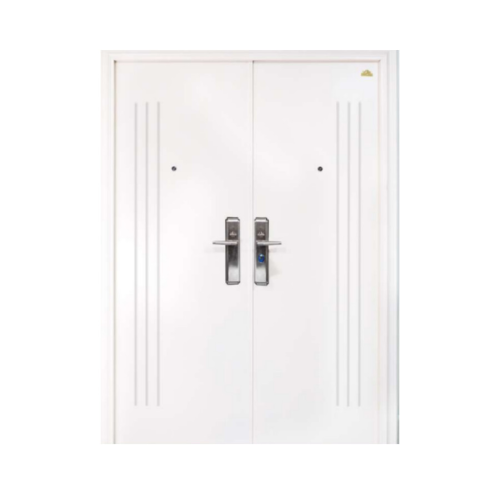 5 CM x 150 CM x 210 CM / FORTRESS FORT 150.12 DOUBLE Pintu Kamar Mandi Baja White Set