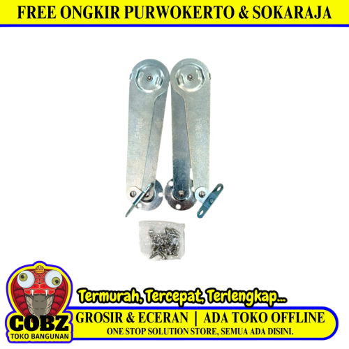 9 IN / COBZ Tangan Tangan Gareng Engsel Salon Penahan Jendela Bahan Set