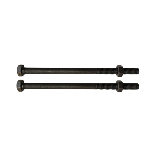20 CM / TM Baut Mur Hexagon Bolt Nut Flat Head Hitam KG - 0.25 KG