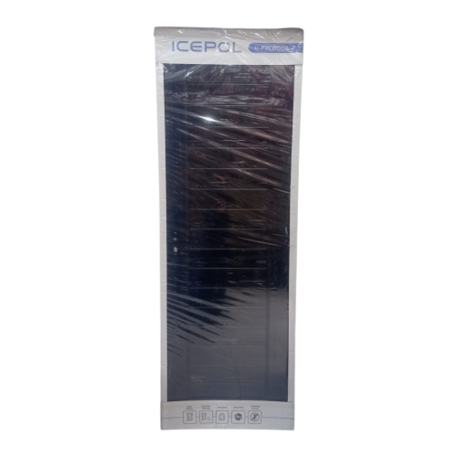 7 CM x 70 CM x 200 CM / ICEPOL Pintu Kamar Mandi PVC Motif Hitam Set