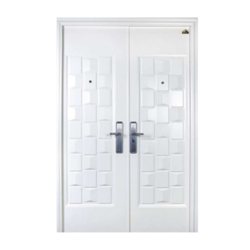 5 CM x 150 CM x 230 CM / FORTRESS PRIME 150.03 DOUBLE Pintu Kamar Mandi Baja Putih Set