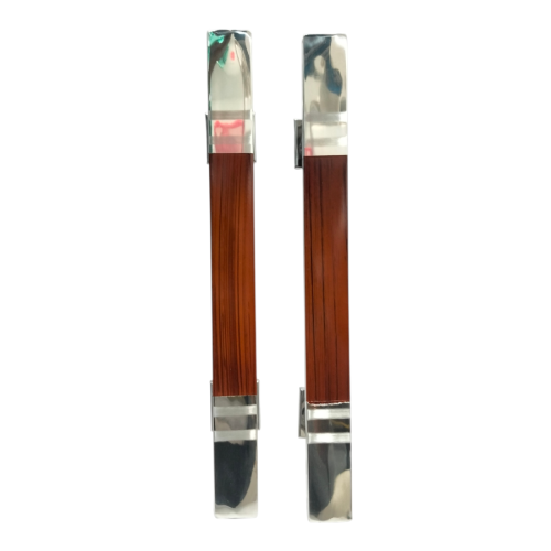 33 CM / ISCO Tarikan Pegangan Pull Handle Pintu SS Coklat Set